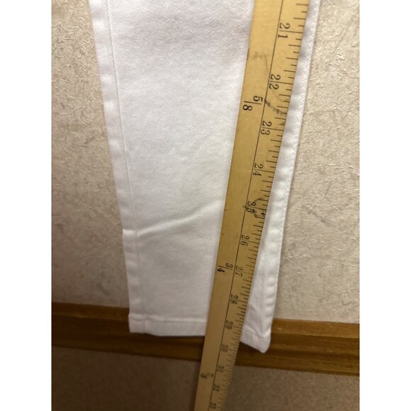 James Jeans Women's Leggings Faux Front Pockets Twiggy White Size 24 NEW Spots - Picture 8 of 12